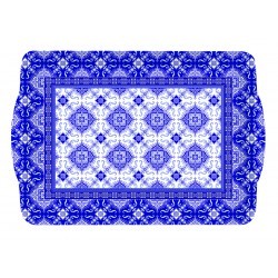 Plateau vitrifie 33x22 cm AZULEJO