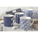 Set 4 mugs 300 ml porcelaine Global Ethnic Shibori