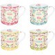 Set 4 mugs 300 ml porcelaine Ditsy tea