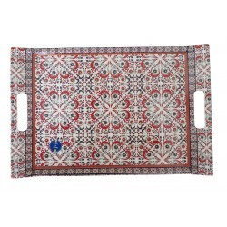 Plateau vitrifie 47x31 cm MOROCCO