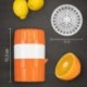 ZK72140 Presse fruits et grenades orange/blanc