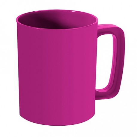 12246SIV TASSE MUG 0.4 L (Bleu/Rose/Vrert)