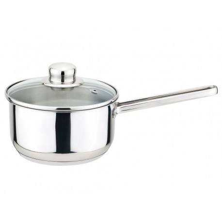 DUX Casserole 16 cm inox 18/10 couvercle verre