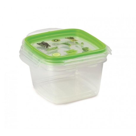 90004 Set de 2 containers carré PP Snipsliock 1 L décorés