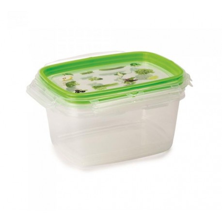 90006 Set de 2 containers rectangulaire PP Snipsliock 1.2 L décorés