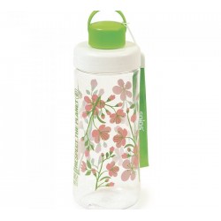 000487 Gourde décorée fleur 0.5 l tritan +PP