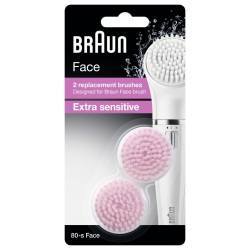 Brosses Braun Face ultrasensible SE80-s (Pack de 2)