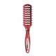 Brosse double tunnel 9 rangées rouge 1634