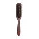 Brosse bois de massage rectangulaire marron 7 rangées 1840