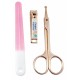 Set Ciseau bébé + coupe ongles + lime 9/809