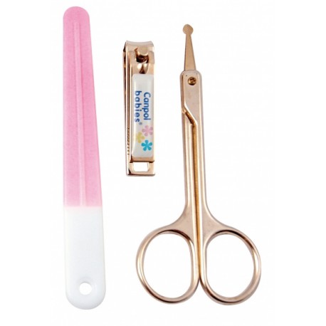 Set Ciseau bébé + coupe ongles + lime 9/809