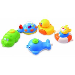 Set de 5 jouets de bain plastiques 2/594