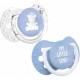 Boy 2 sucettes dynamiques LOVI 0-2M+ My little love garçons 22/847 Boy