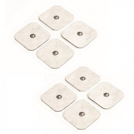 8 Electrodes de remplacement 45x45mm