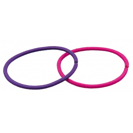 9 Elastiques D4.5cm/2mm rose violet 7995 GIRL