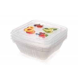 3 Container carré 0.5L,55000