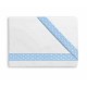 Parure pour lit de bébé 60x120 bleu Etoile 3000-01