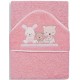 Cape de bain 1x1 m Rose LOVE ROSE 01080-02