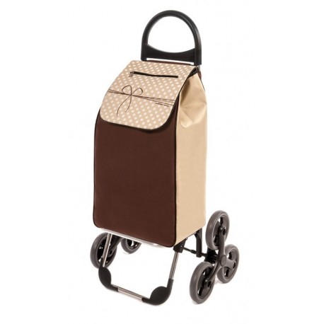 Shopping Trolley  VERONA 50 l  6 roues Rouge bordeaux