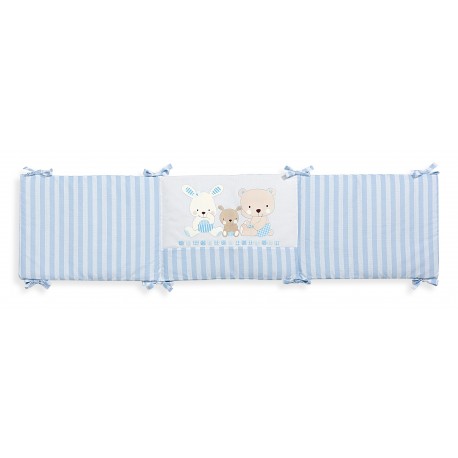 Tour de lit 45x185x3 cm LOVE AZUL 91311-01