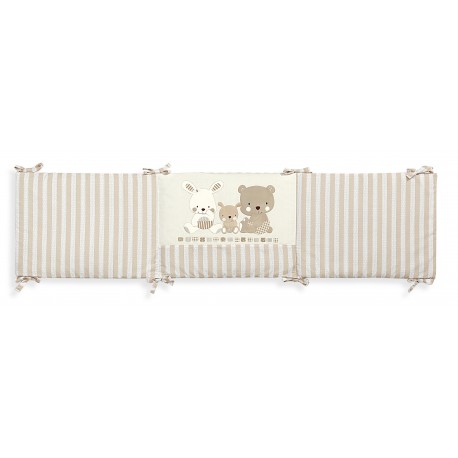 Tour de lit 45x185x3 cm LOVE BEIGE 91311-05