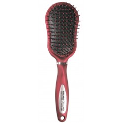 1632 Brosse pneumatique rouge à 9 rangées