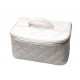 7761 Sac de toilette blanc 23x15x12 ,4 range brosses et 2 poches intérieure