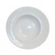 3441 Assiette creuse 24 cm rayures blanc