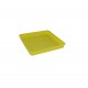 590-12 Soucoupe Linéa carré Chartreuse 12x12cm pour 570/580