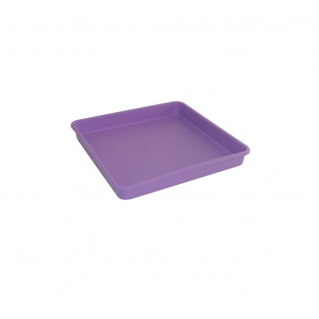 590-16 Soucoupe Linéa carré Purple 12x12cm pour 570/580