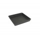 590-25 Soucoupe Linéa carré Anthracite 12x12cm pour 570/580