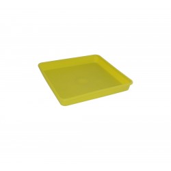 591-12 Soucoupe Linéa carré Chartreuse 17x17cm pour 571/581