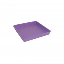 591-16 Soucoupe Linéa carré Purple 17x17cm pour 571/581