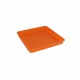 591-19 Soucoupe Linéa carré Orange 17x17cm pour 571/581