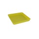 592-12 Soucoupe Linéa carré Chartreuse 25x25cm pour 572/582