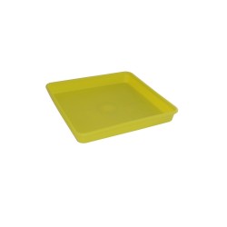 592-12 Soucoupe Linéa carré Chartreuse 25x25cm pour 572/582