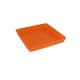 592-19 Soucoupe Linéa carré Orange 25x25cm pour 572/582