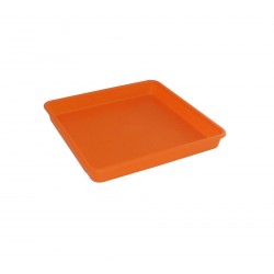 594-19 Soucoupe Linéa carré Orange 29x29cm pour 574/584