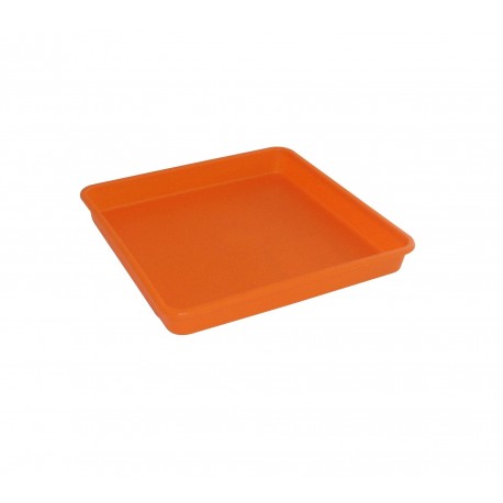 594-19 Soucoupe Linéa carré Orange 29x29cm pour 574/584