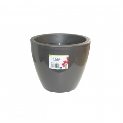 860.2-25 Pot linéa gloss anthracit D20xh17 cm