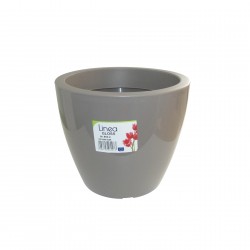 860.2-26 Pot linéa gloss taupe D20xh17 cm