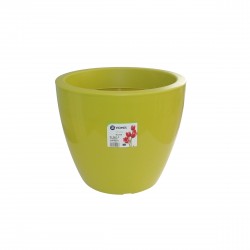 861.2-12 Pot linéa gloss Chartreuse D25xh21cm