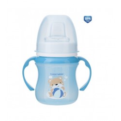 35/207 bleu Tasse d'apprentissage 120 ml colourful animals 6m+ BPA 0%