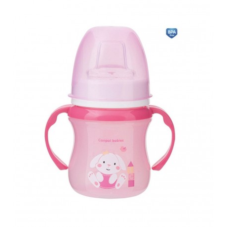 35/207 rose Tasse d'apprentissage 120 ml colourful animals 6m+ BPA 0%