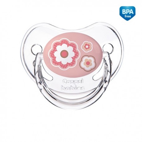 22/565 rose Sucette orthodontique silicone nouveau né 0-6M+ flowers