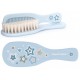 7/406 bleu Set brosse+peigne collection nouveau né poil naturel